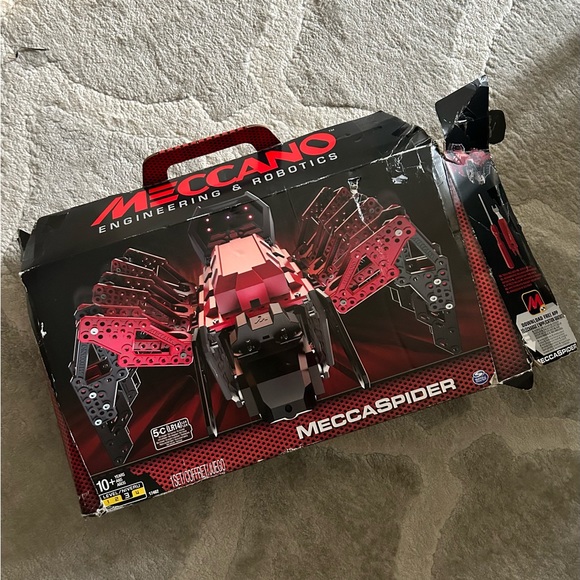Meccano Erector spider robot - Picture 1 of 13